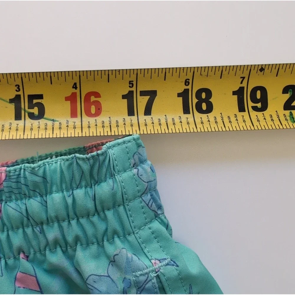 Chubbies The Mermaids Swim Trunks Mens 2XL Teal Flamingo Sailboat 7